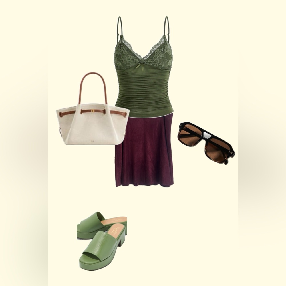 SUEDE SKIRT